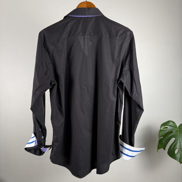 3 Robert Graham Men’s Shirt Bundle, Size Medium – Three Piece Lot, 100% Cotton - Picture 8 of 15